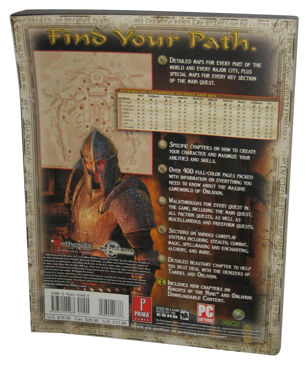 Elder Scrolls IV Oblivion Revised & Expanded Official Strategy Guide Book - (All Platforms)