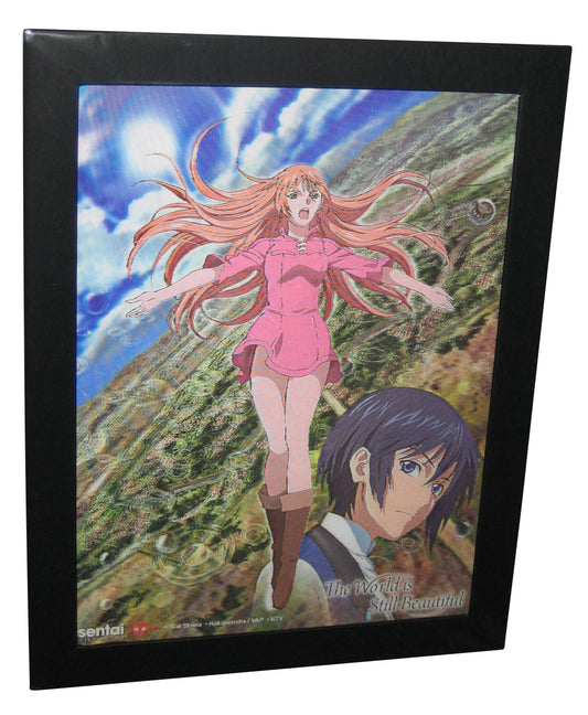 The World is Still Beautiful Anime 3D Lenticular 9 x 12" Framed Wall Art Poster