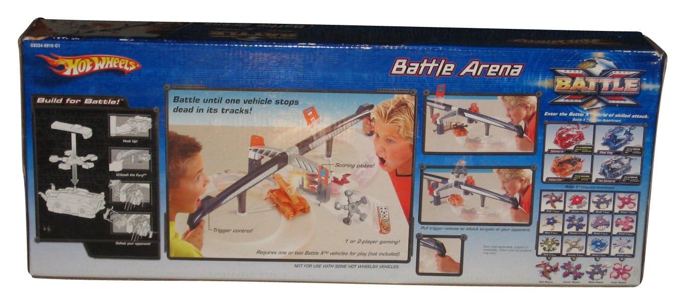 Hot Wheels Battle X Arena Mattel (2004) Toy Car Game Playset