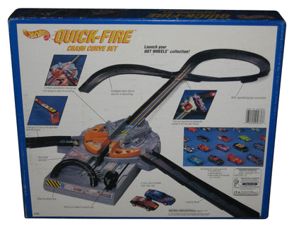Hot Wheels Quick-Fire Crash Curve (1992) Mattel Racing Set 5736