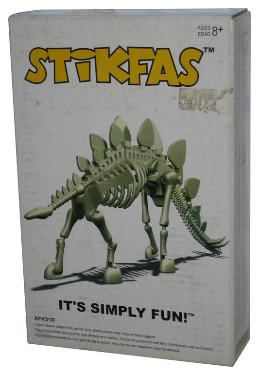 Stikfas Stegosaurus (2005) Hasbro Dinosaur Poseable Figure AFK51R