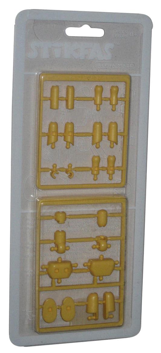 Stikfas G2 Alpha Male Yellow Poseable Action Figure AMG1007B