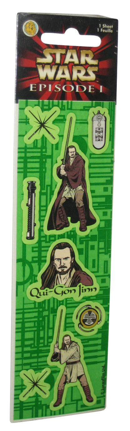 Star Wars Episode I Qui-Gon Jinn Jedi Sticker Sheet
