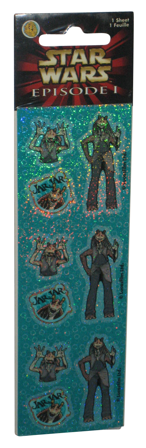 Star Wars Episode I Jar Jar Binks Sticker Sheet