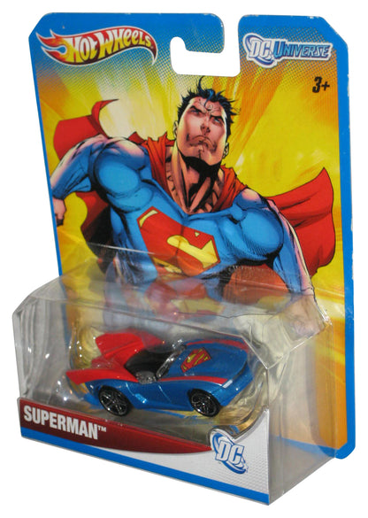DC Universe Hot Wheels Superman (2012) Mattel Die-Cast Toy Car - (Cracked Plastic)