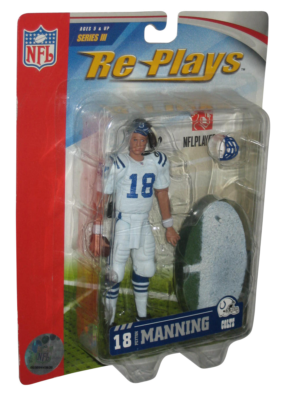 NFL Football Series III Re-Plays Gracelyn (2006) Peyton Manning Colts Figure