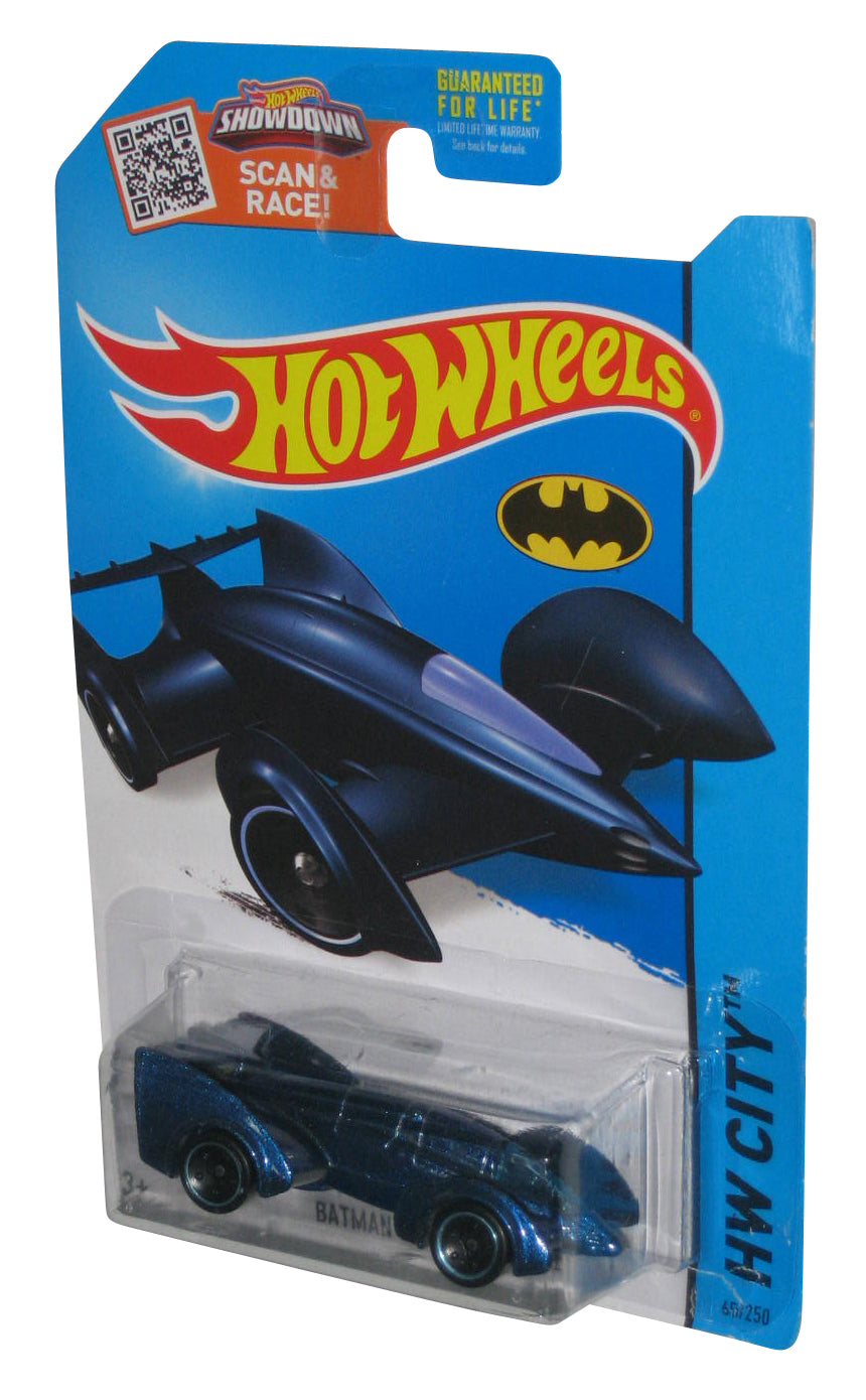 Hot Wheels HW City DC Comics (2013) Batman Live Batmobile Blue Toy Car #65/250