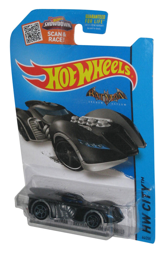 DC Comics Batman Arkham Asylum Batmobile HW City (2013) Hot Wheels Toy Car #64/250