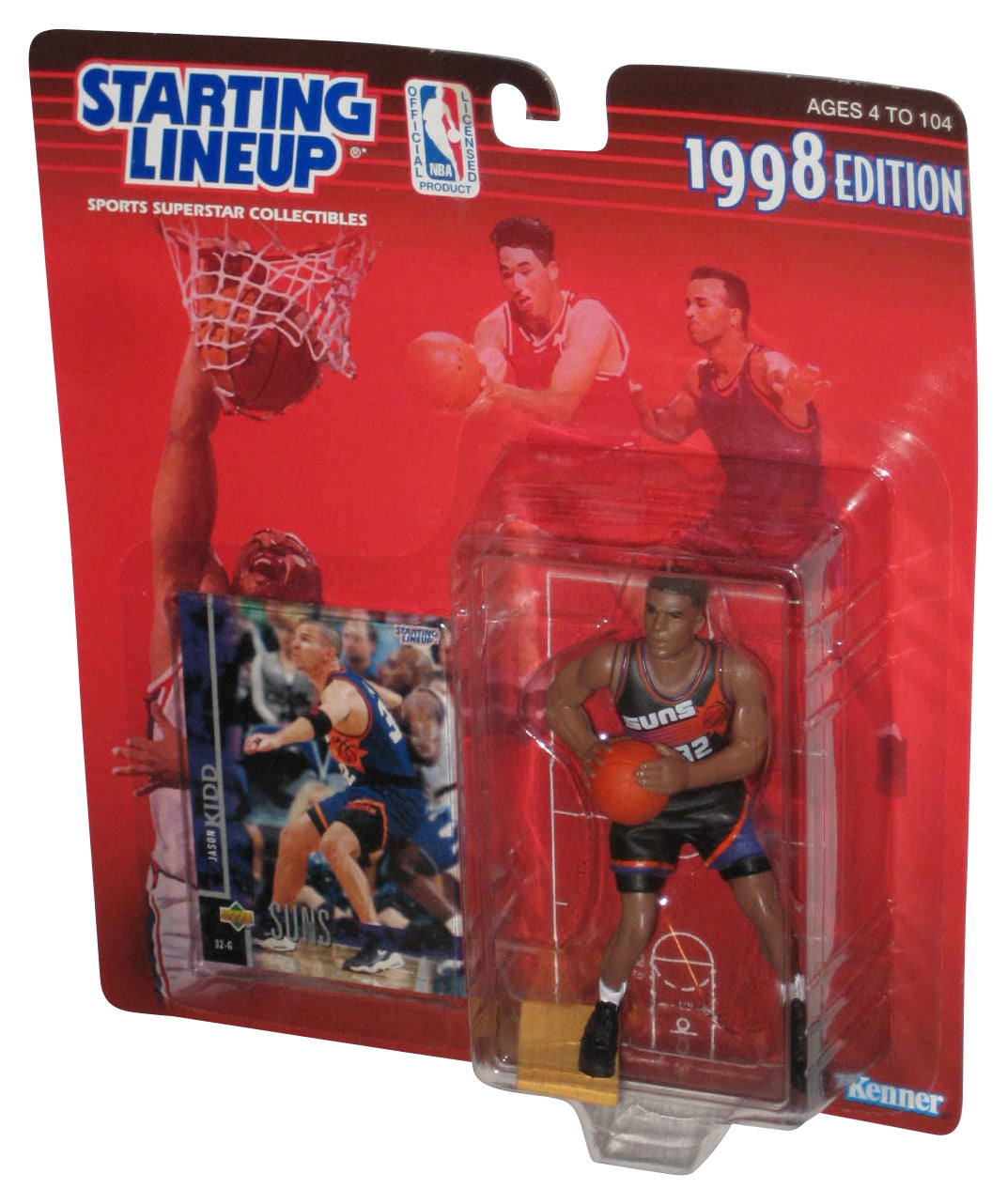 NBA Basketball Starting Lineup (1998) Jason Kidd Phoenix Suns Kenner Figure