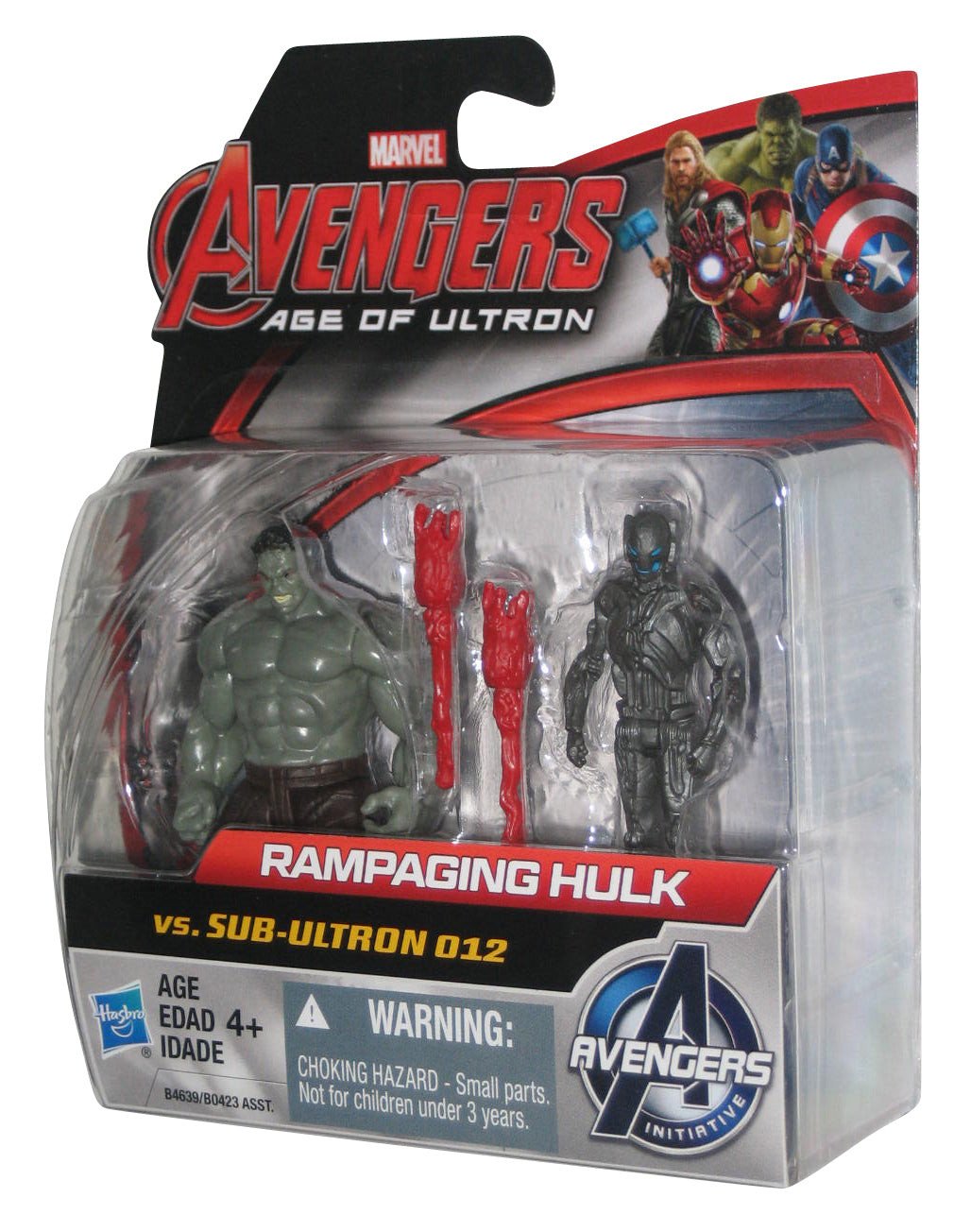 Marvel Avengers Age of Ultron Rampaging Hulk vs. Sub-Ultron 012 2.5-inch Figure 2-Pack