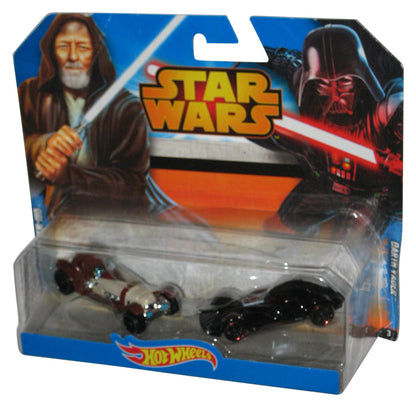 Star Wars Hot Wheels Obi-Wan Kenobi vs. Darth Vader Toy Car 2-Pack