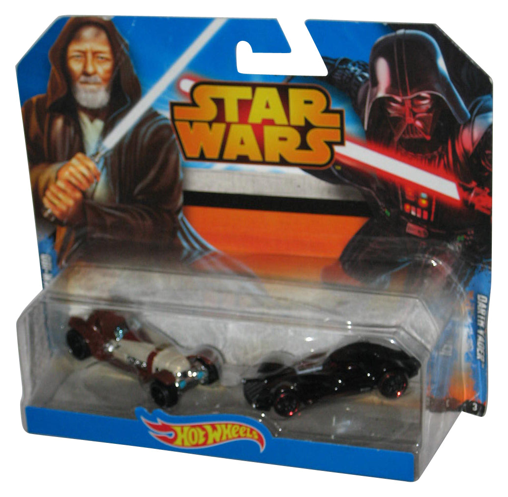 Star Wars Hot Wheels Obi-Wan Kenobi vs. Darth Vader Toy Car 2-Pack