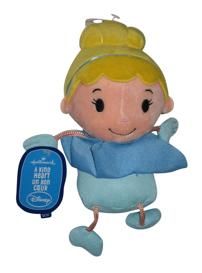 Disney Cinerella Blue Dress Hallmark Itty Bitty Rope Toy Plush