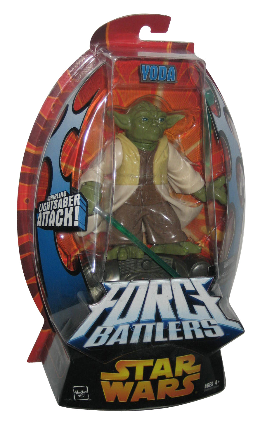 Star Wars Force Battlers (2005) Yoda Figure w/ Whirling Lightsaber Attack