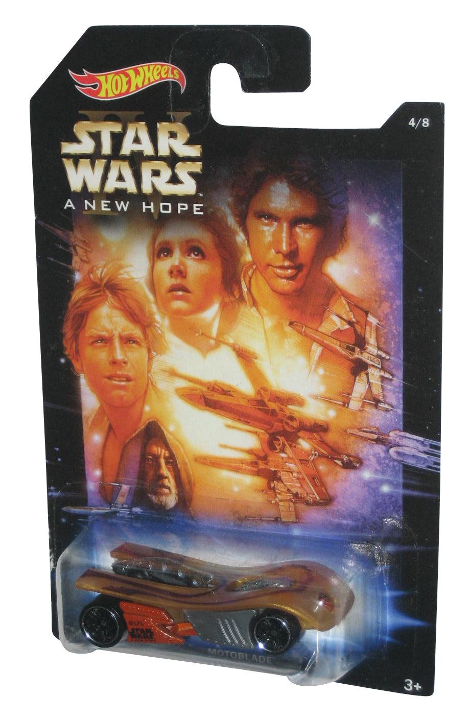 Star Wars Hot Wheels (2014) A New Hope Motoblade Toy Car 4/8
