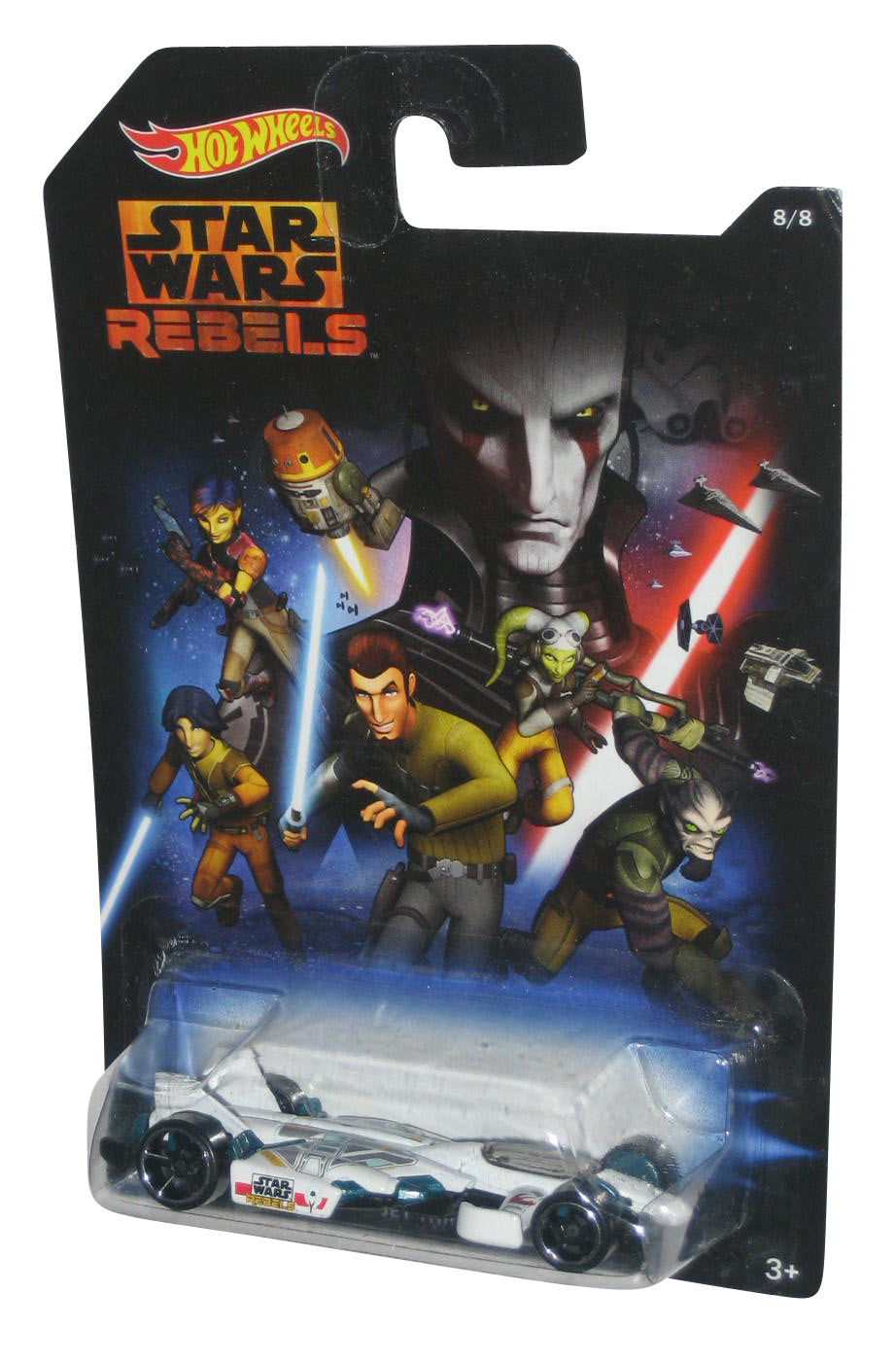 Star Wars Hot Wheels (2014) Rebels Jet Threat 3.0 Toy Car 8/8