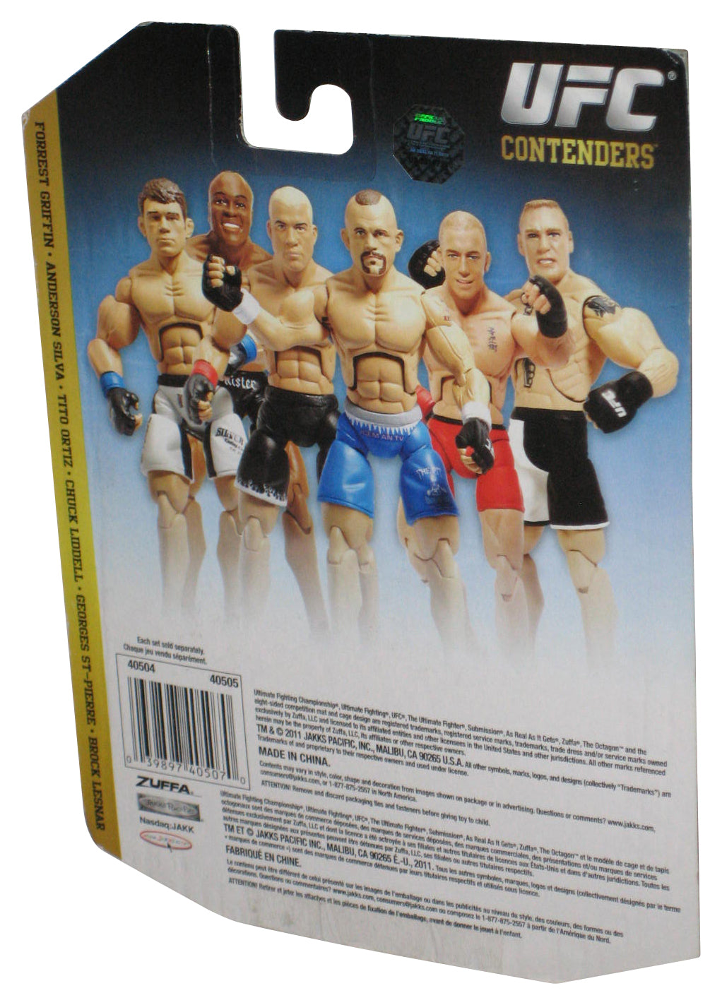 UFC Contenders Chuck Liddell (2011) Jakks Pacific 4-Inch Action Figure