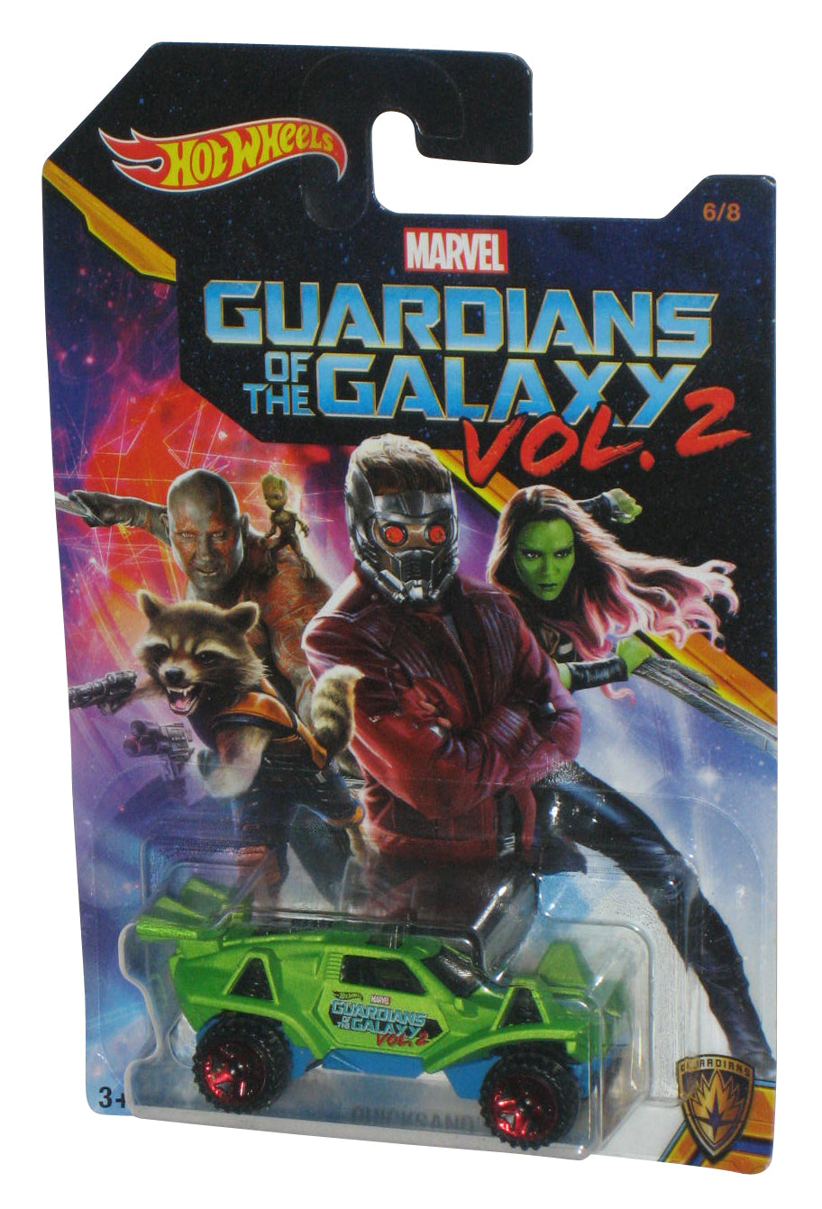 Marvel Hot Wheels Guardians of The Galaxy Vol. 2 (2016) Quicksand Toy Car 6/8