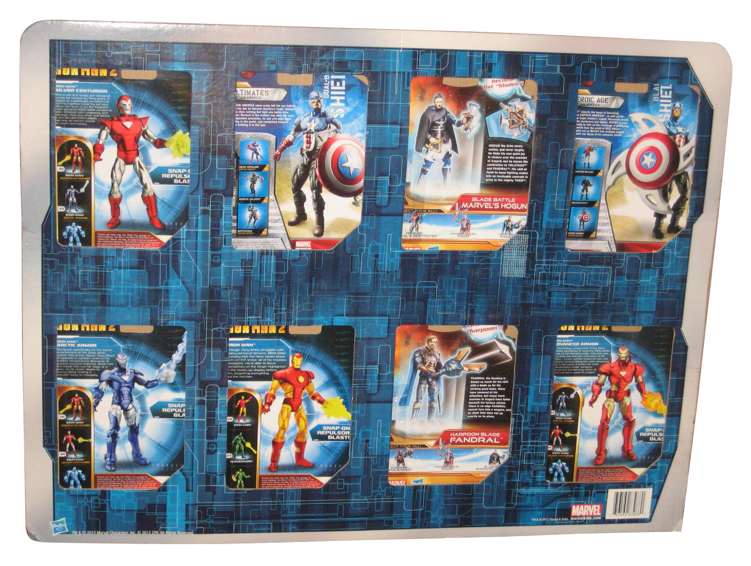 Marvel Avengers Assemble Bonus Value 8-Pack Set - (Captain America, Thor, Iron Man, Dandral & Hogun)