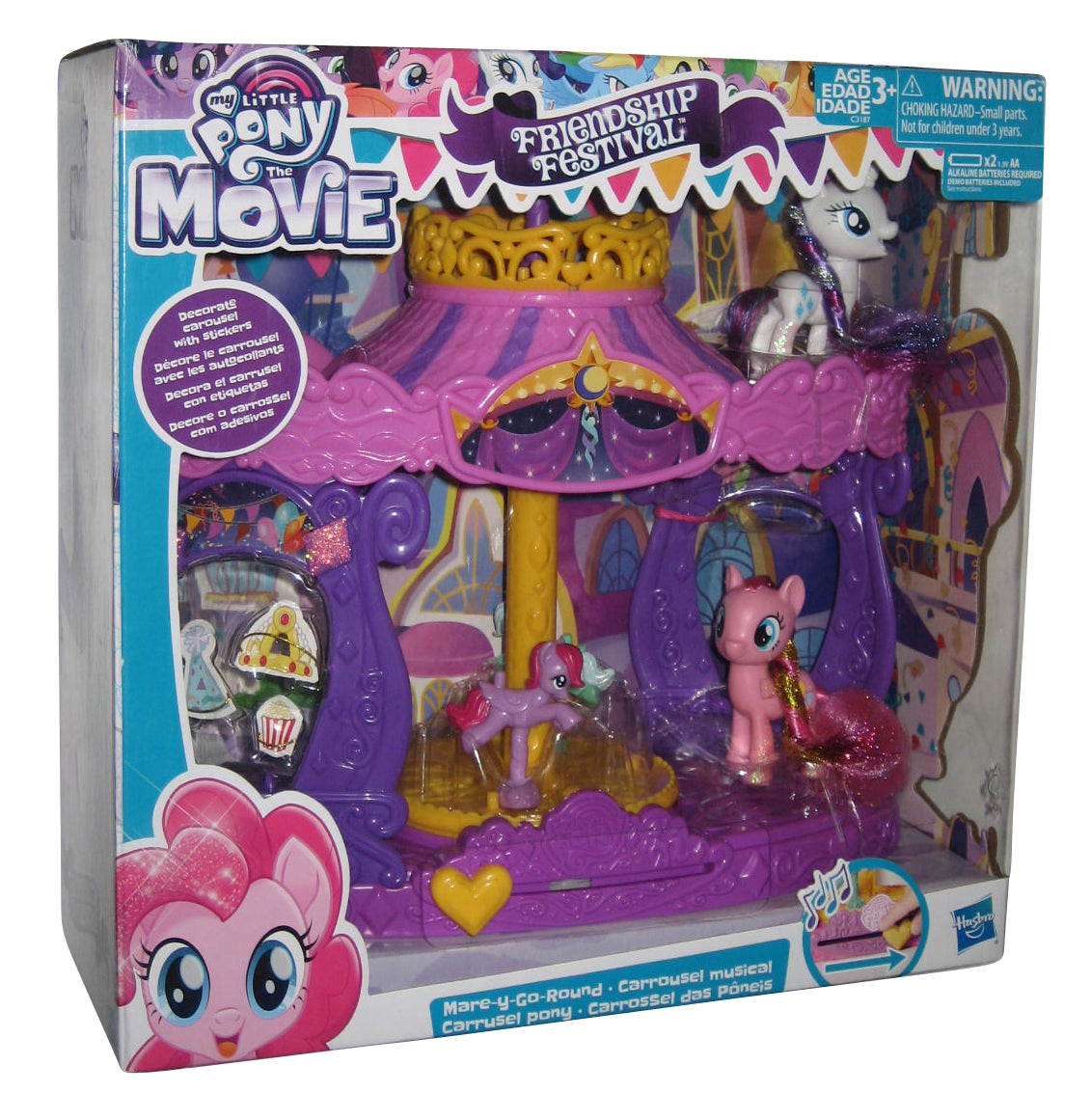 My Little Pony Movie Friendship Festival Mare-Y-Go-Round Music Playing Toy Set
