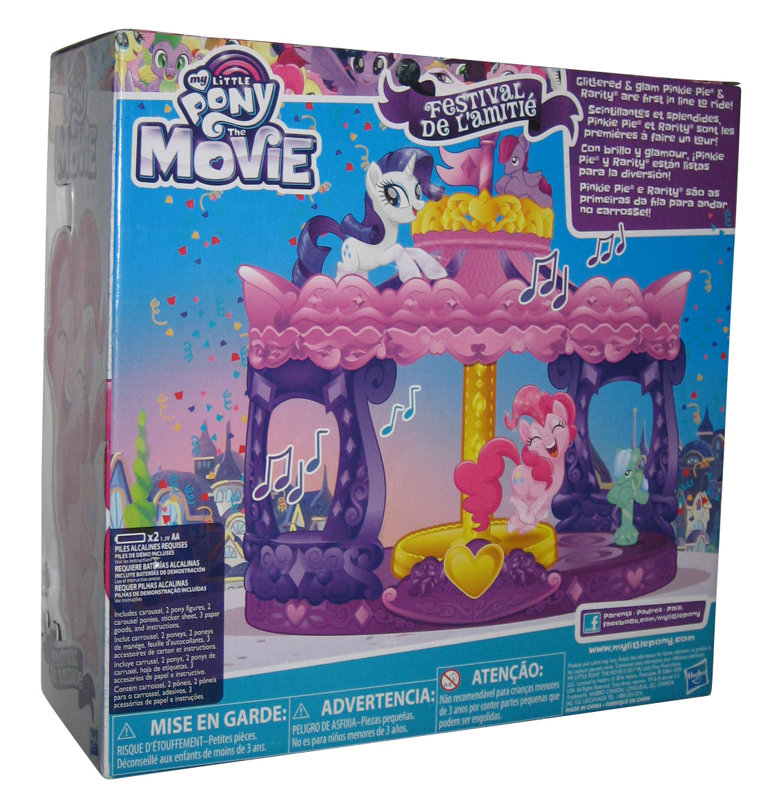 My Little Pony Movie Friendship Festival Mare-Y-Go-Round Music Playing Toy Set