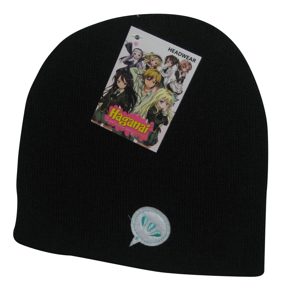 Haganai Logo Symbol Anime Cosplay Black Beanie Hat GE-32177
