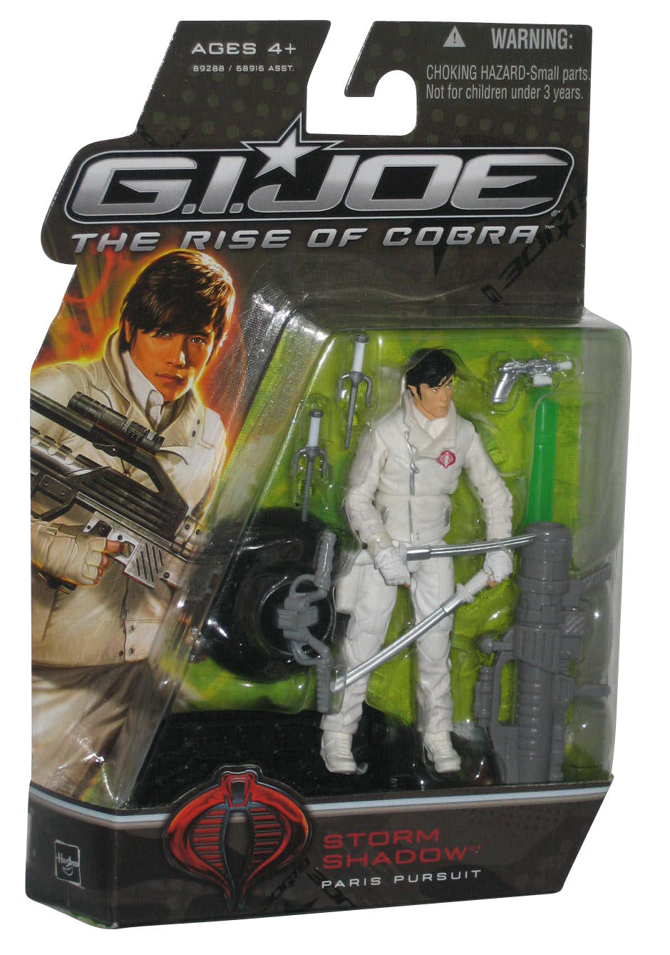 GI Joe Movie Rise of Cobra (2008) Storm Shadow Paris Pursuit 3.75 Inch Figure