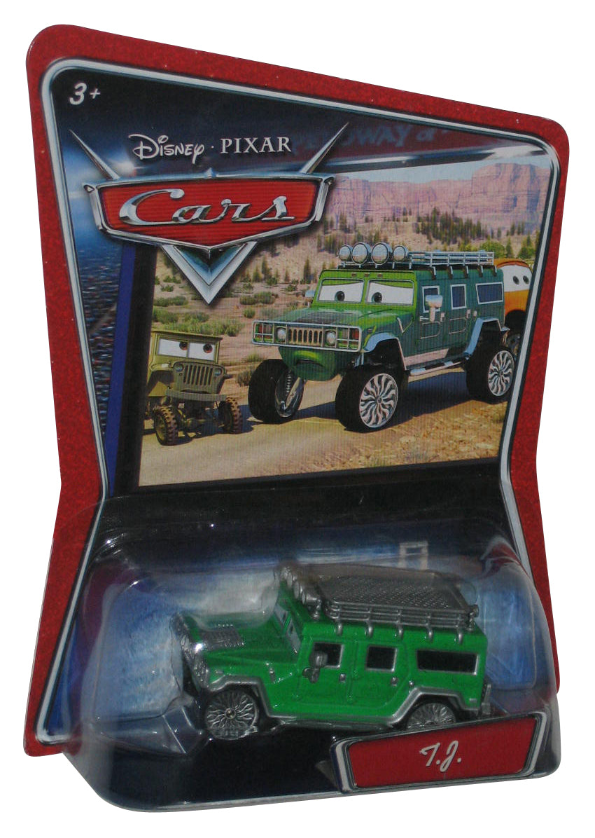 Disney Pixar Cars Movie T.J. Hummer Green Die Cast Toy Car