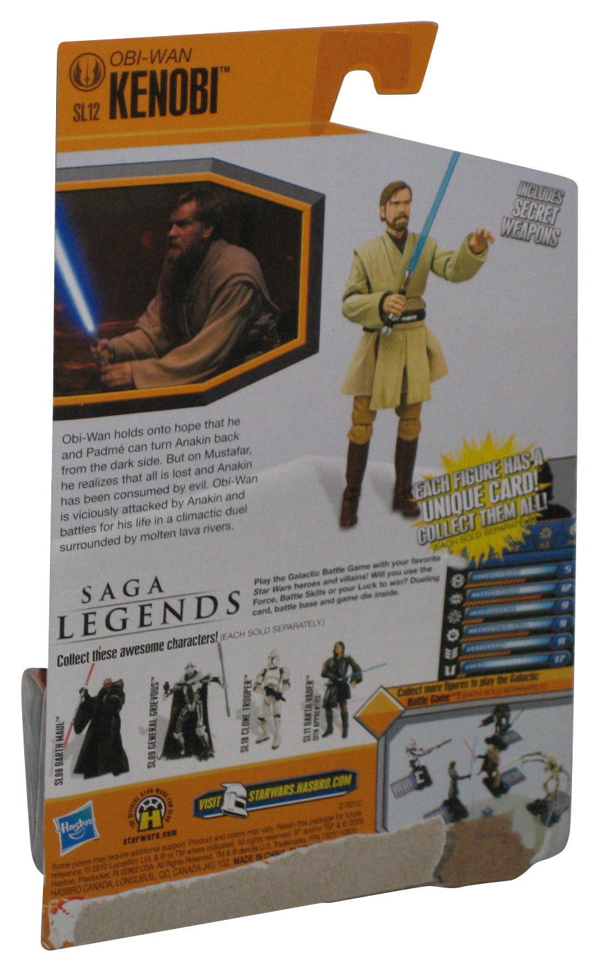 Star Wars Saga Legends (2010) Obi-Wan Kenobi Action Figure SL12 - (Plastic Small Dent)
