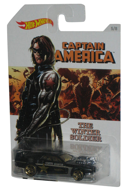 Marvel Hot Wheels Rivited Captain America Winter Soldier Die-Cast Toy Car 5/8