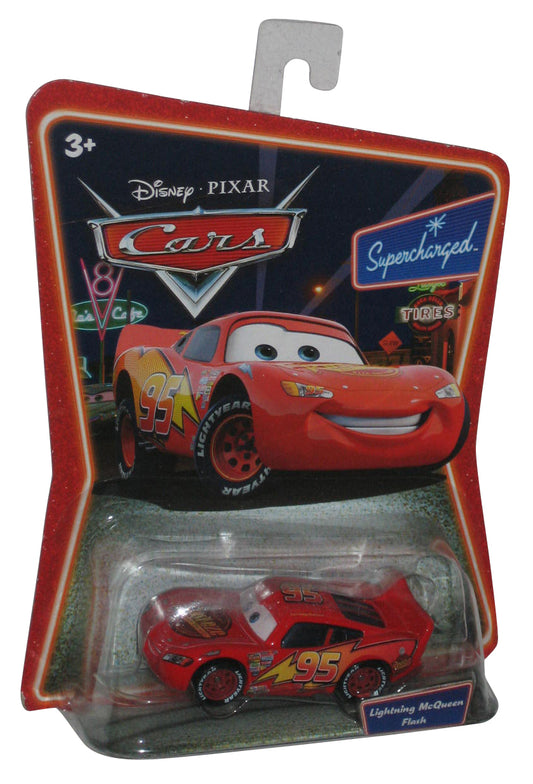 Disney Cars Movie Lightning McQueen Flash Supercharged Toy Car