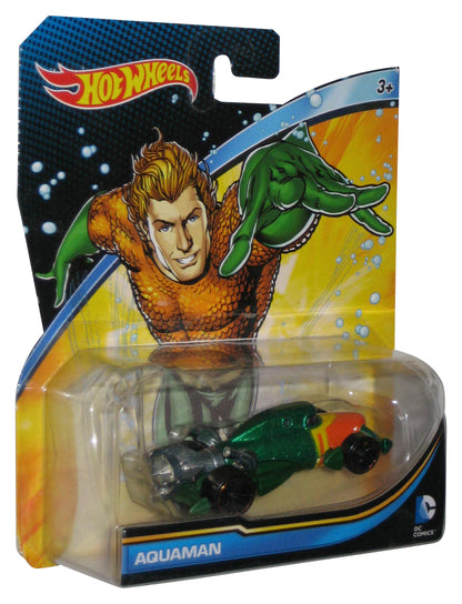DC Comics Aquaman (2015) Mattel Hot Wheels Toy Car - (Plastic Small Dent)