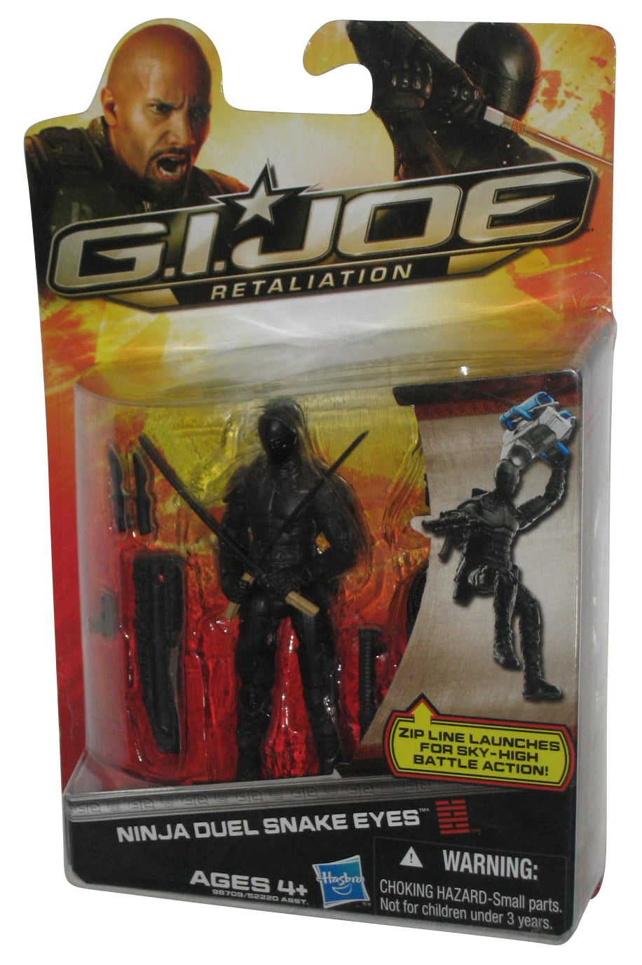 GI Joe Retaliation Ninja Duel Snake Eyes (2012) Hasbro 3.75 Inch Figure 
