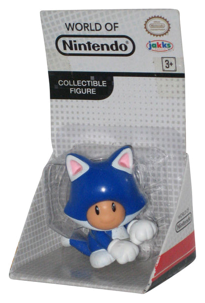 World of Nintendo Super Mario Bros Blue Cat Toad (2016) Jakks Pacific Figure