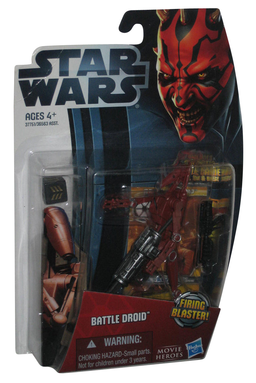 Star Wars Movie Heroes (2012) Red Battle Droid Action Figure MH04