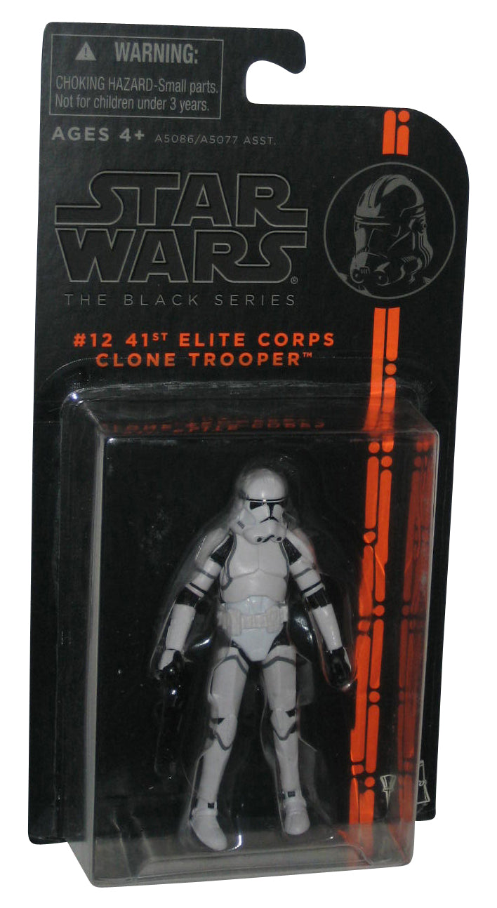 Star Wars The Black Series (2013) Hasbro 41st Elite Corps Clone Trooper Battle Damage Figure #12