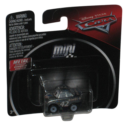 Disney Cars Movie Mini Racers (2017) Silver Dinoco Cal Weathers Die-Cast Metal Toy Car
