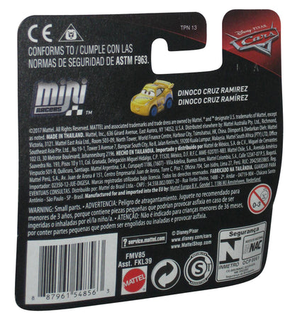 Disney Cars Movie Mini Racers (2017) Dinoco Cruz Ramirez Die-Cast Metal Toy Car