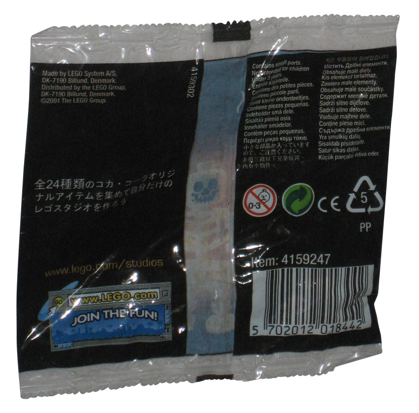 LEGO Studios (2001) Jurassic Park III Skeleton Building Toy Mini Figure Bagged Set 4072