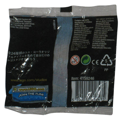 LEGO Studios (2001) Jurassic Park III Coca Cola Bottles Building Toy Bagged Set 4071