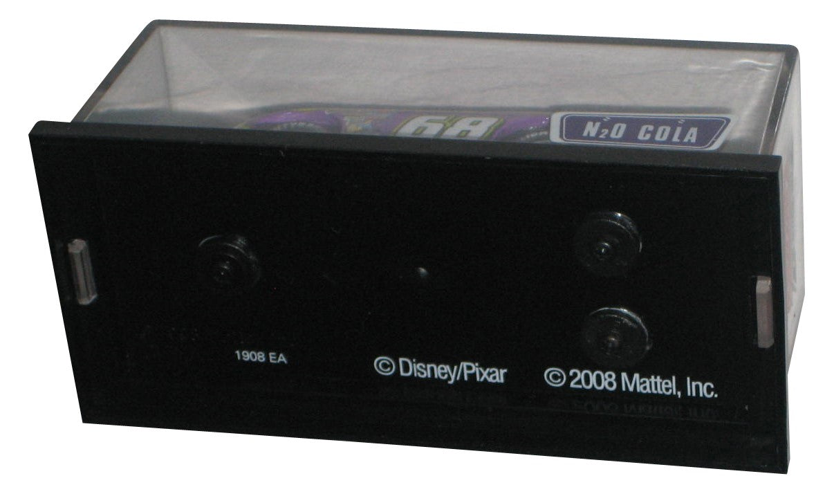 Disney Cars Movie (2008) Mattel N2O Cola Purple Die-Cast Toy Car w/ Plastic Display Case