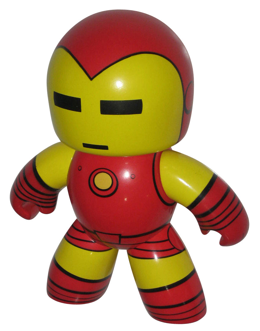 Marvel Mighty Muggs Iron Man (2007) Hasbro Chunky Vinyl Figure -