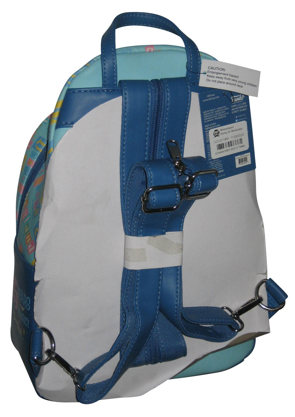 Disney Land Store Resort 65th Anniversary Castle Funko Loungefly Blue Mini Backpack Bag