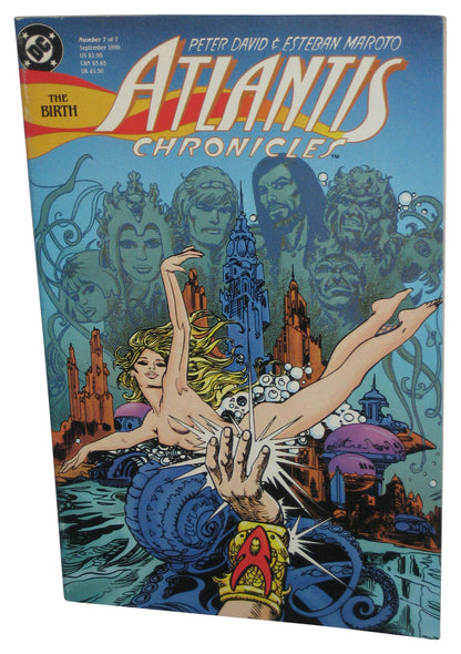 DC Comics Atlantis Chronicles #7 The Birth September 1990 Comic Book
