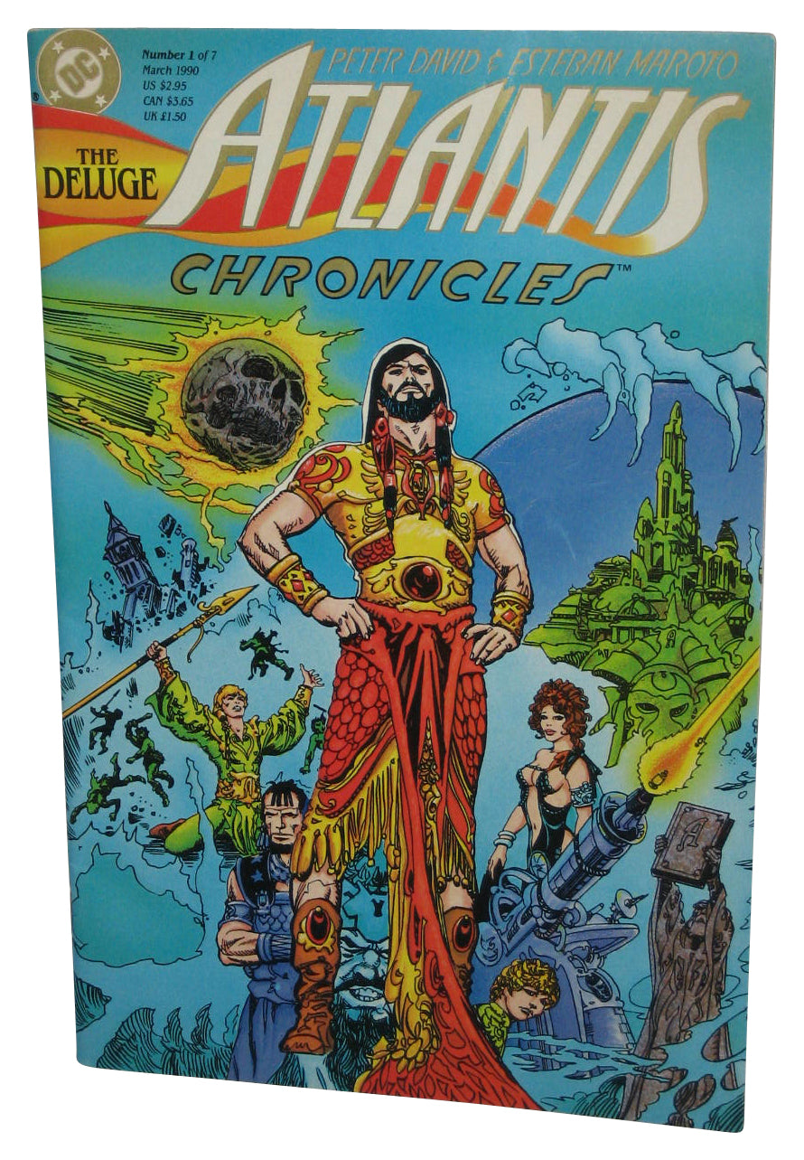 DC Comics Atlantis Chronicles #1 The Deluge March 1990 Comic Book