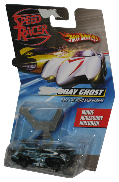 Speed Racer Movie Hot Wheels (2007) Mattel Gray Ghost Toy Car w/ Saw Blades -
