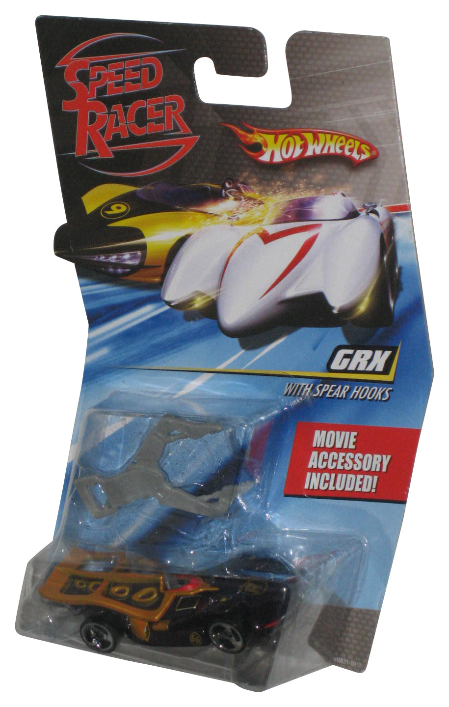 Speed Racer Movie Hot Wheels (2007) Mattel GRX Toy Car w/ Spear Hooks - (Light Crease)