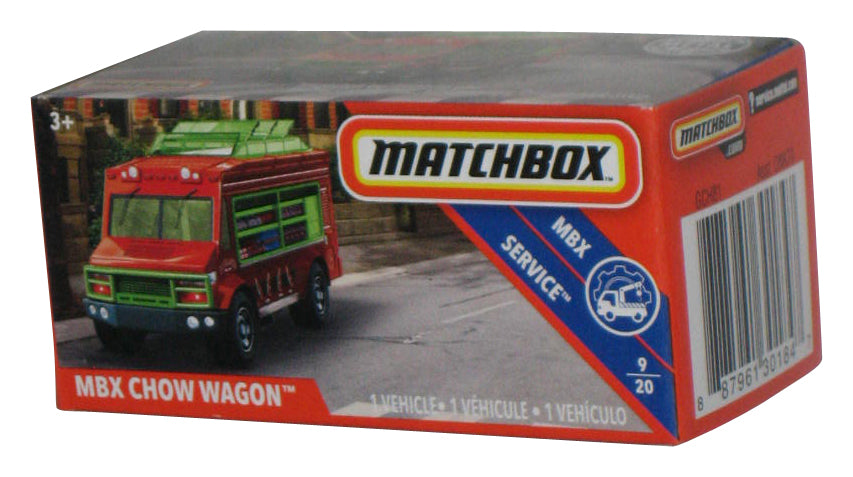 Matchbox MBX Service Chow Wagon (2018) Toy Car Vehicle Box #9/20
