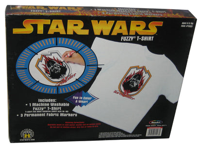 Star Wars Darth Vader Fuzzy T-Shirt (2005) Roseart Marker Kit - (Kids Size 14-16)