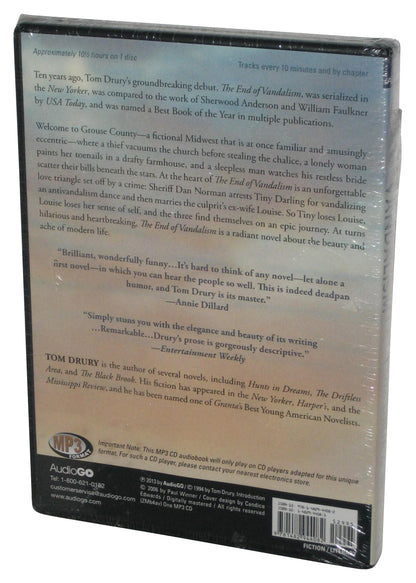 The End of Vandalism (2013) Unabridged MP3 CD - (Tom Drury)